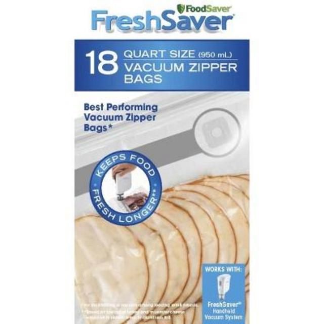 FoodSaver 1qt 18ct Vacuum Zipper Bags