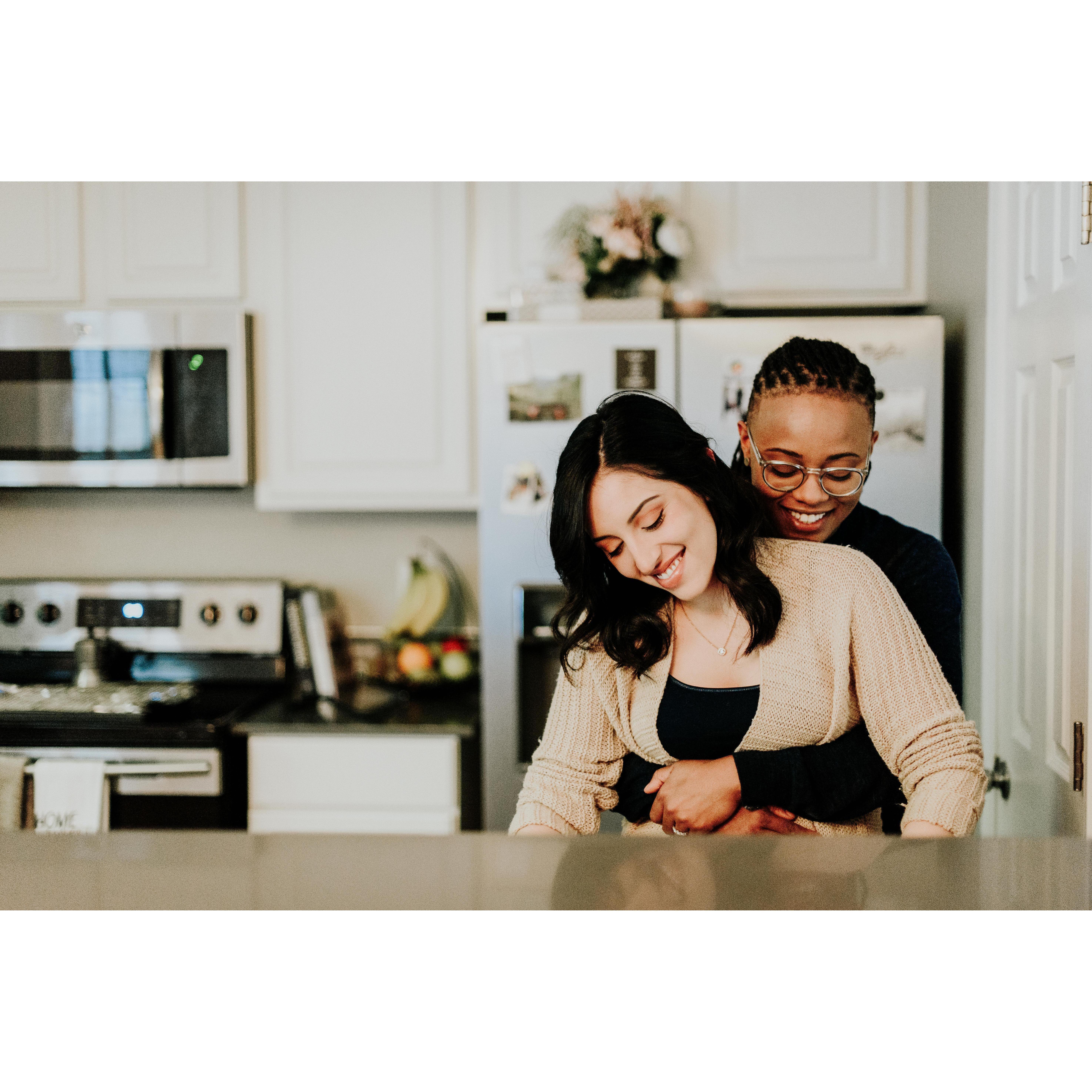 Cooking together is one of our favorite things to do