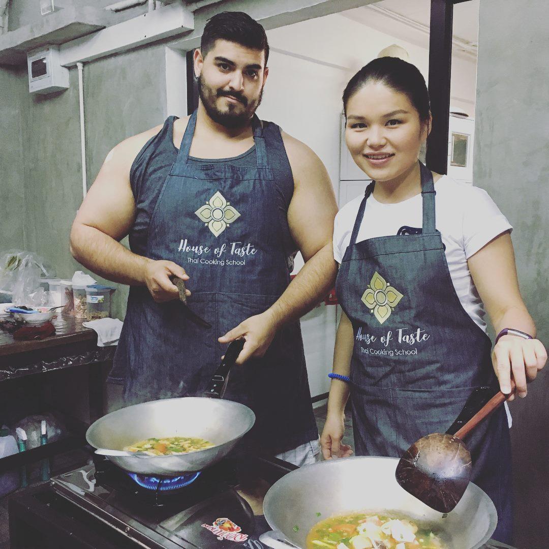 December 2017 - the one we did a Thai cooking lesson in Bangkok