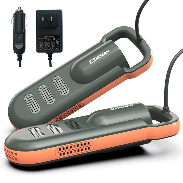 XCMAN Travel Shoe and Boot Dryer for Ski Boots,Work Boots,Rain Boots, With Integrated Fan and Heater-Ultra Silent