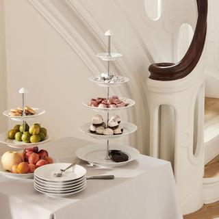 White Fluted 5-Layers Etagere