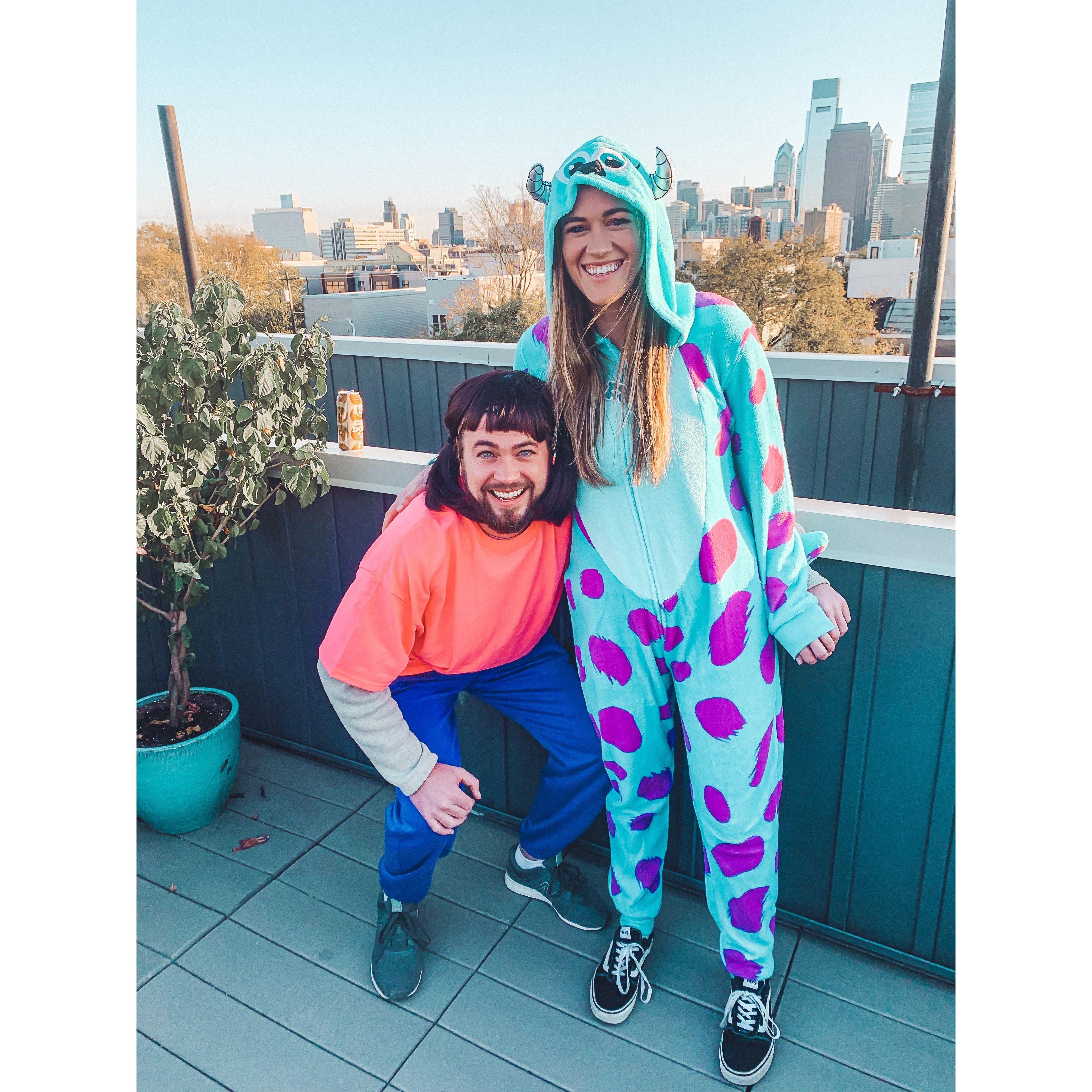 Best Halloween costume to date! (Conor insisted on being Boo)