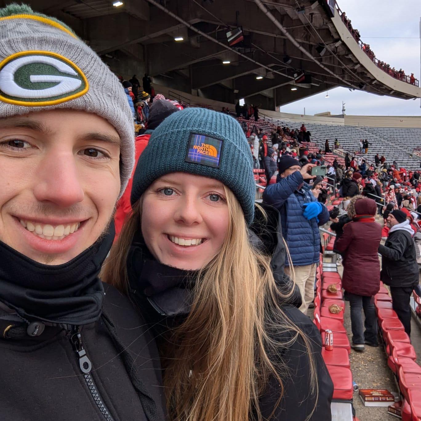 Our first UW Badger football game