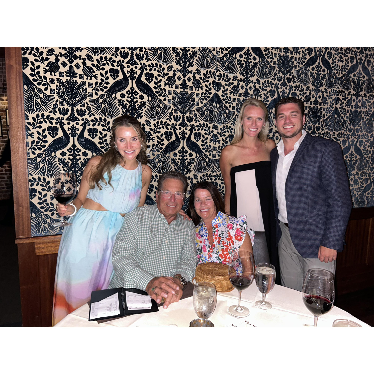 At Hall's Chop House, one of our favorite restaurants!