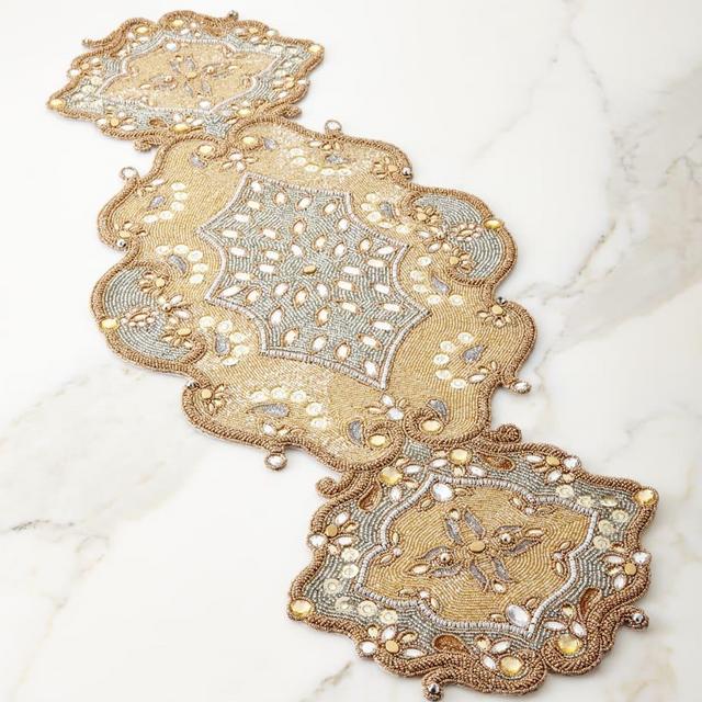 Kim SeybertMetallic Baroque Table Runner