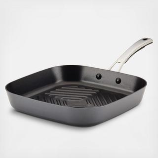 Cook + Create Hard Anodized Nonstick Deep Grill Pan