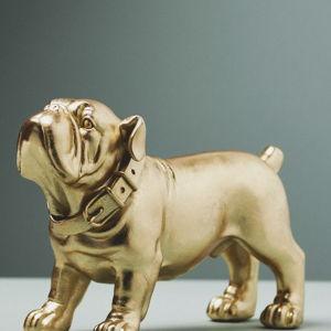 Gold Bulldog Decorative Object