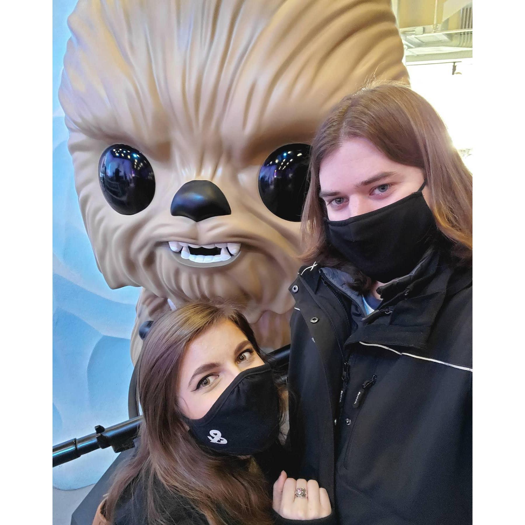 Our trip to make Funko Pops of each other in Everett, Washington. February 2021