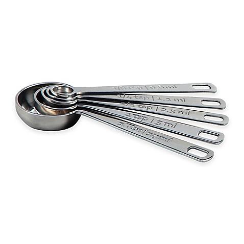Le Creuset® Stainless Steel Measuring Spoons (Set of 5)