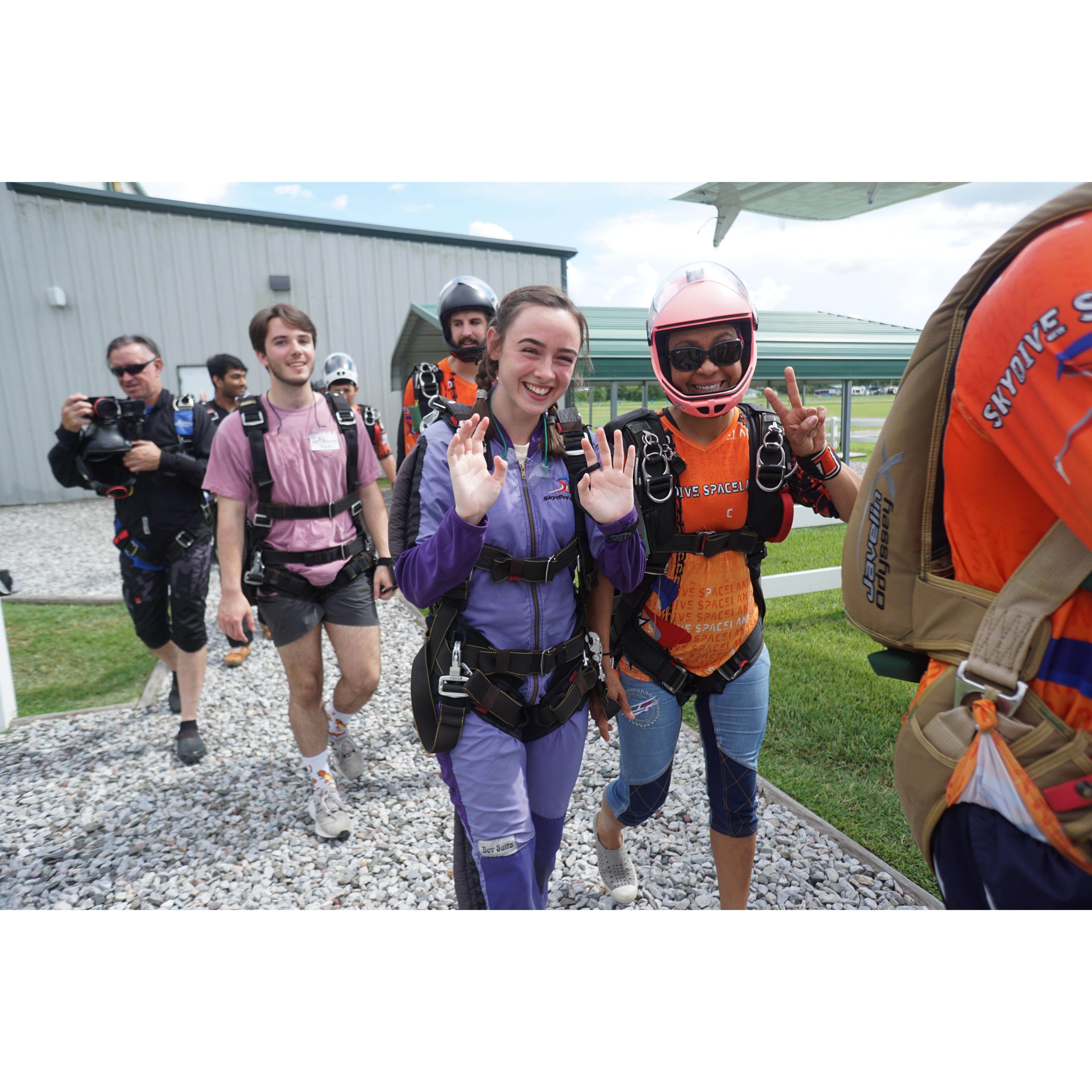 First time skydiving (never again)