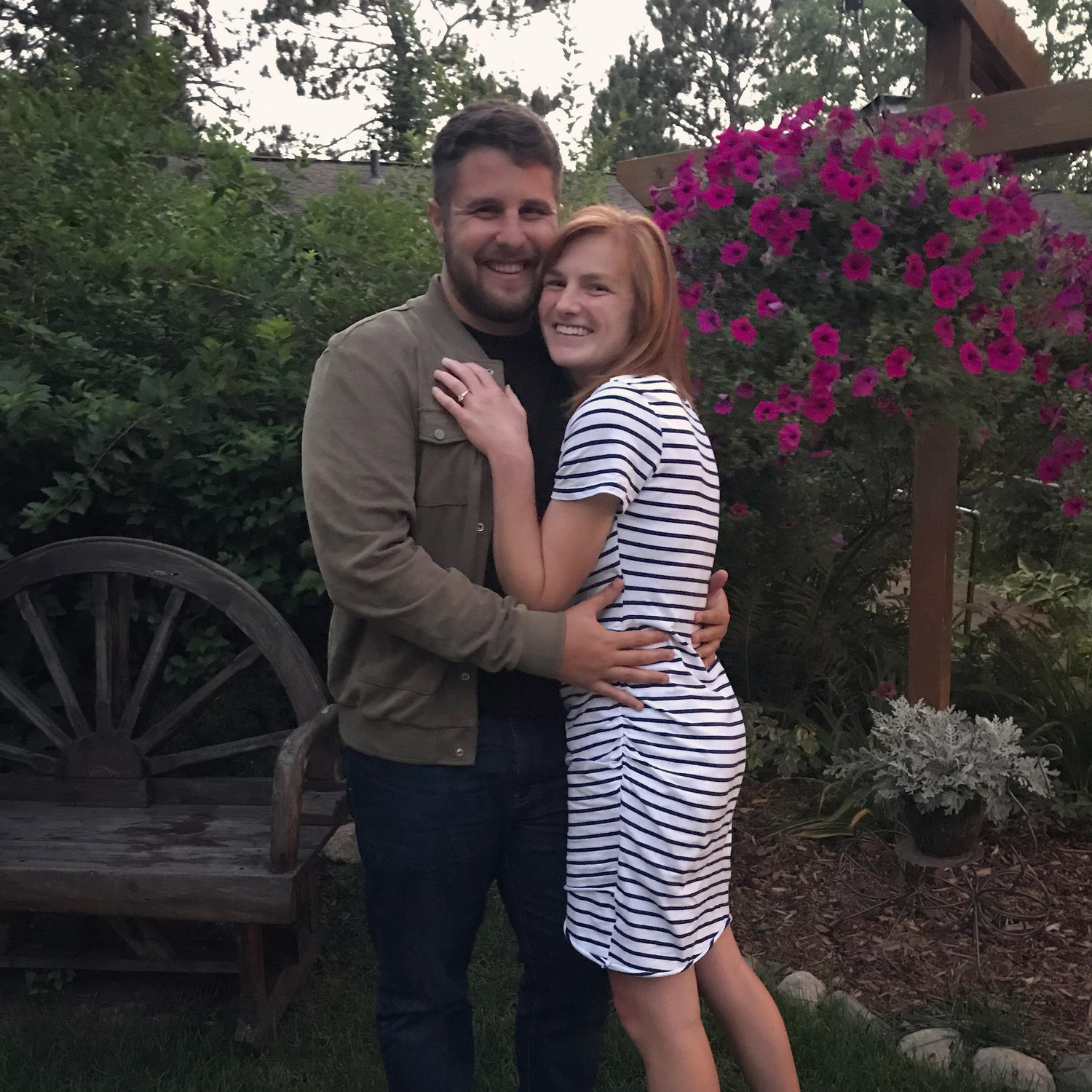 Josh proposed!