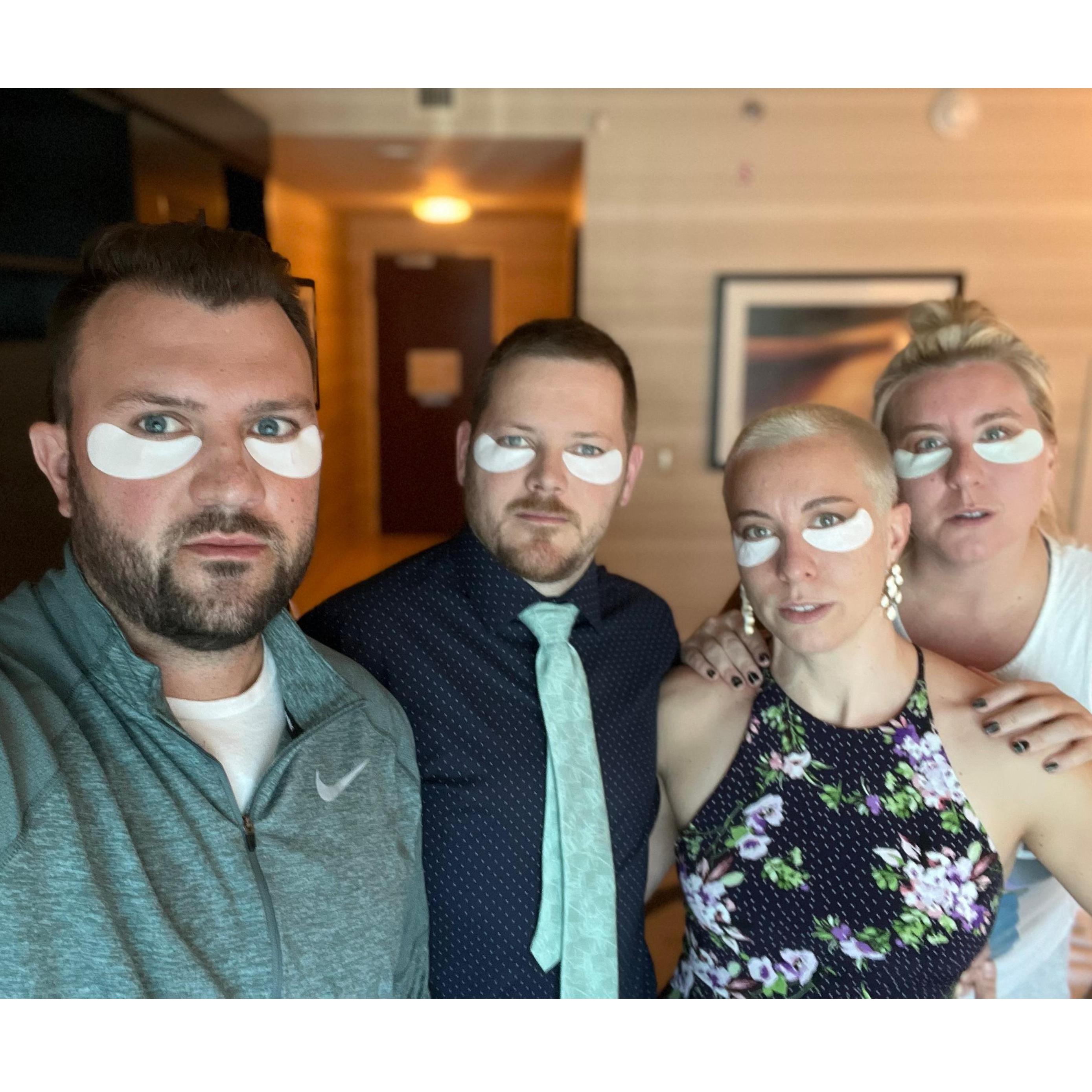 Getting beautiful with Mallory and Brandon