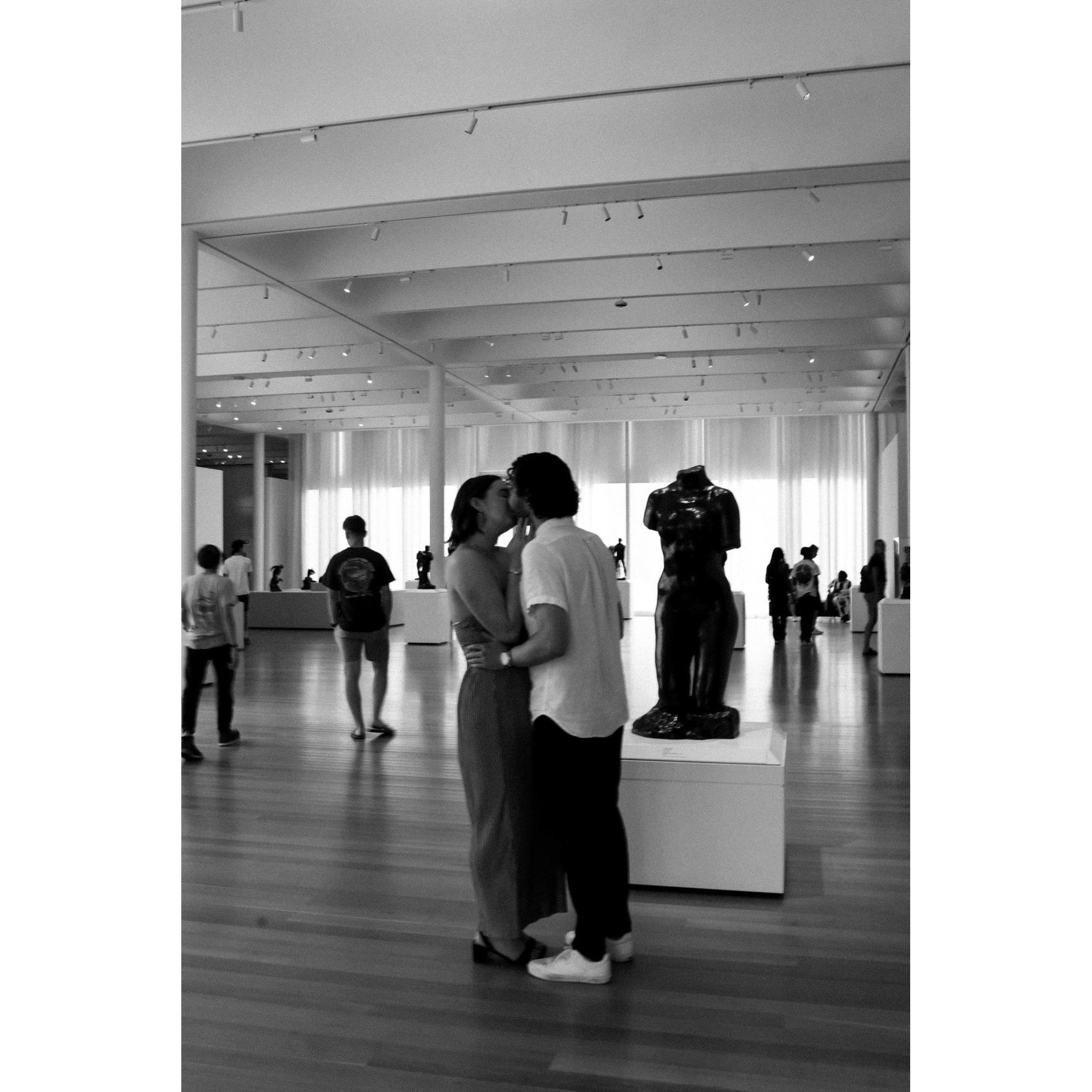 Our Engagement photoshoot at the NCMA.