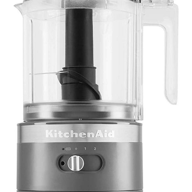 KitchenAid KFCB519DG Cordless Chopper, 5 cup, Matte Charcoal Grey