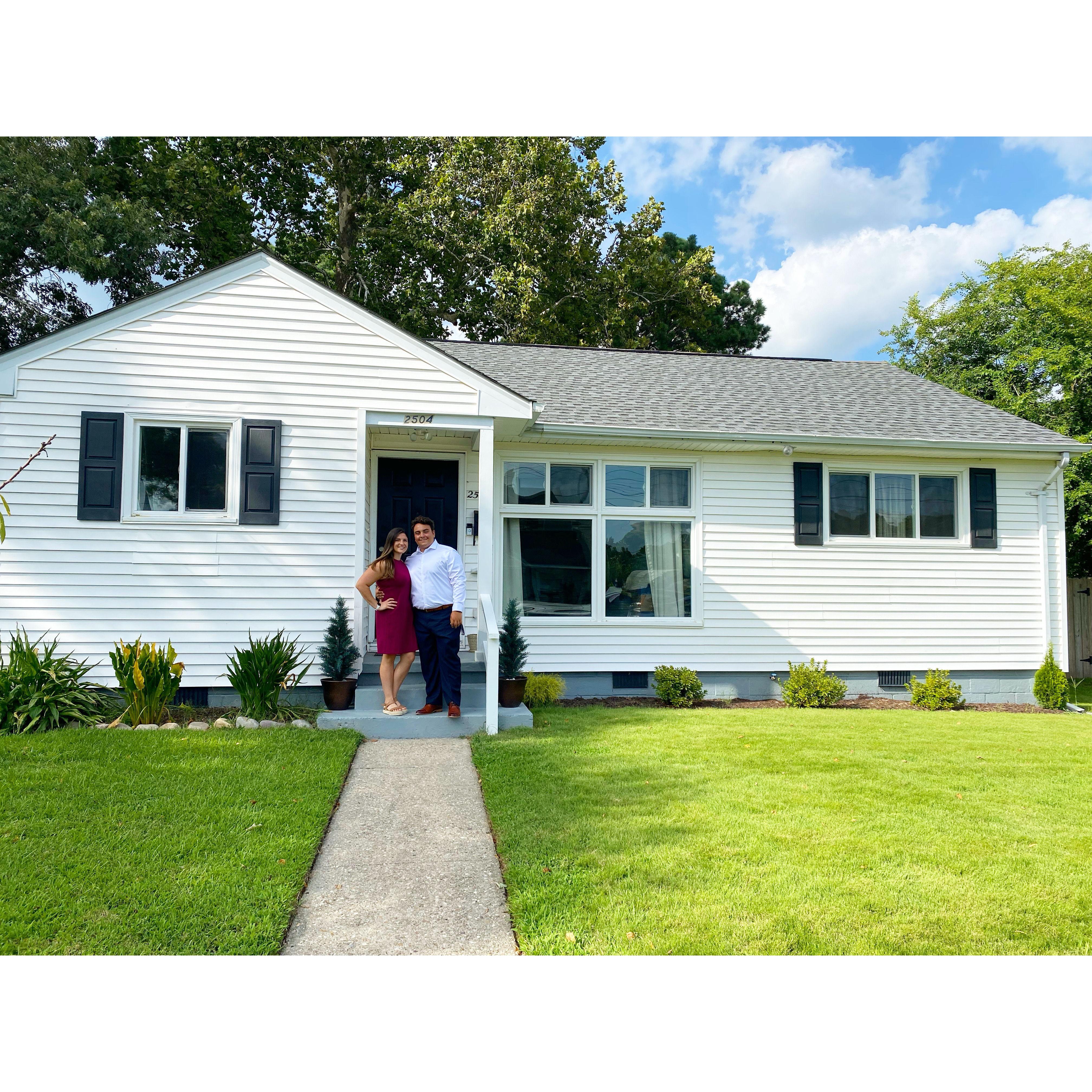 We bought our first home together! August 2021
