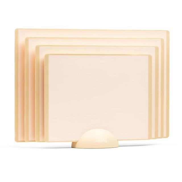 SMIRLY Plastic Cutting Board Set, Dishwasher Safe Cutting Boards for Kitchen, Cutting Board Dishwasher Safe - Plastic Chopping Board Set