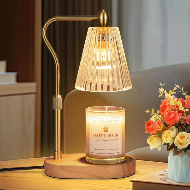 Imenlox Candle Warmer Lamp, with Timer and Dimmer, Adjustable Height, Birthday Gifts for Women Mom, Wax Melt Warmer for Scented Jar Candles, Home Decor, Mother's Day Gfit