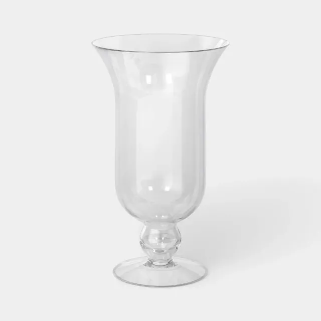 Tall Glass Footed Vase Blown - Threshold™