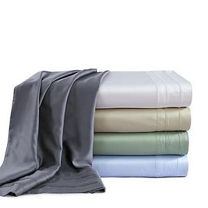 Tribeca Living 300-Thread-Count Rayon Made From Bamboo King Sheet Set in White