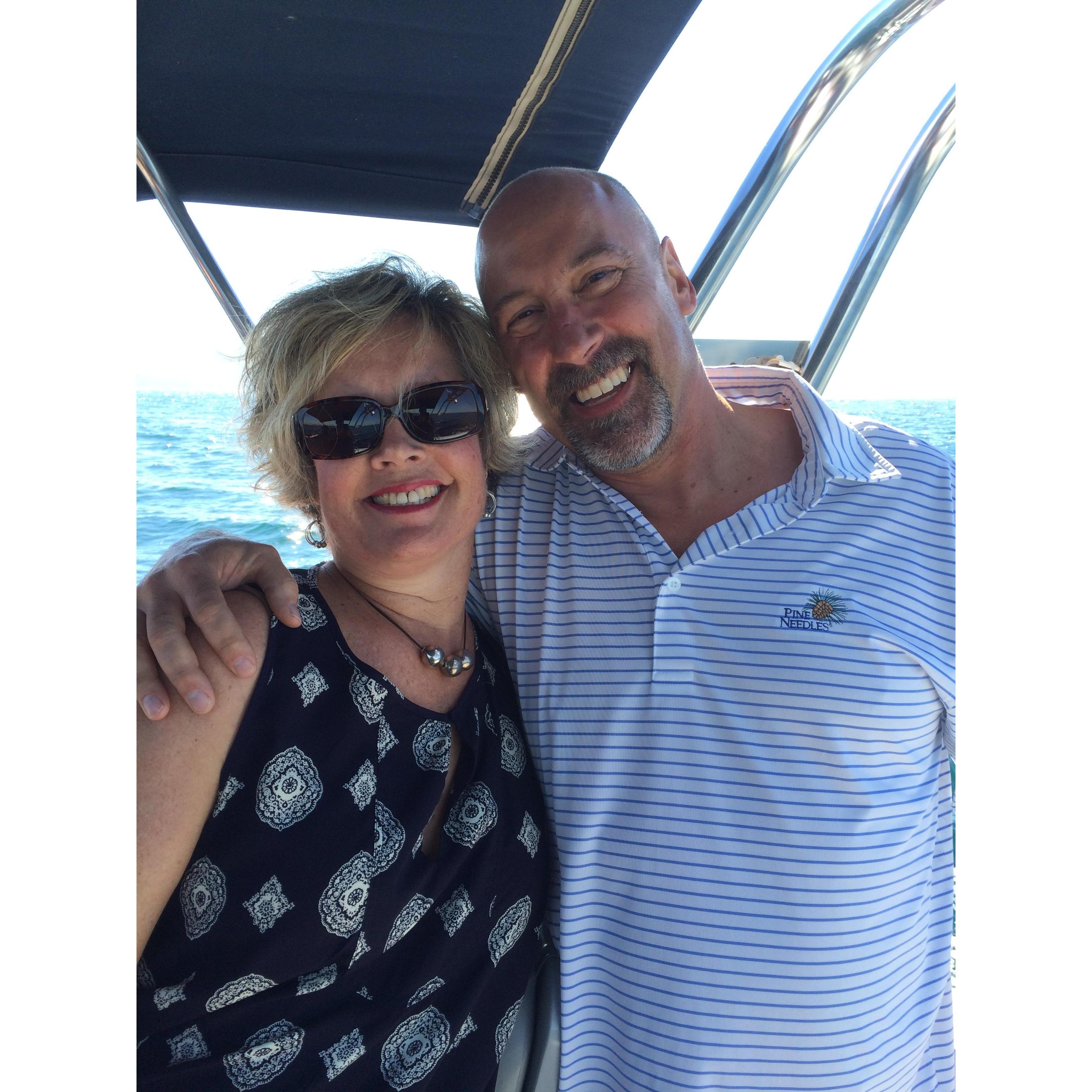 Boat ride in Huntington Beach, Ca