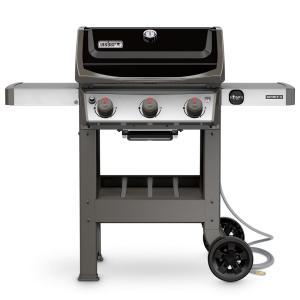 Spirit II E-310 3-Burner Natural Gas Grill in Black