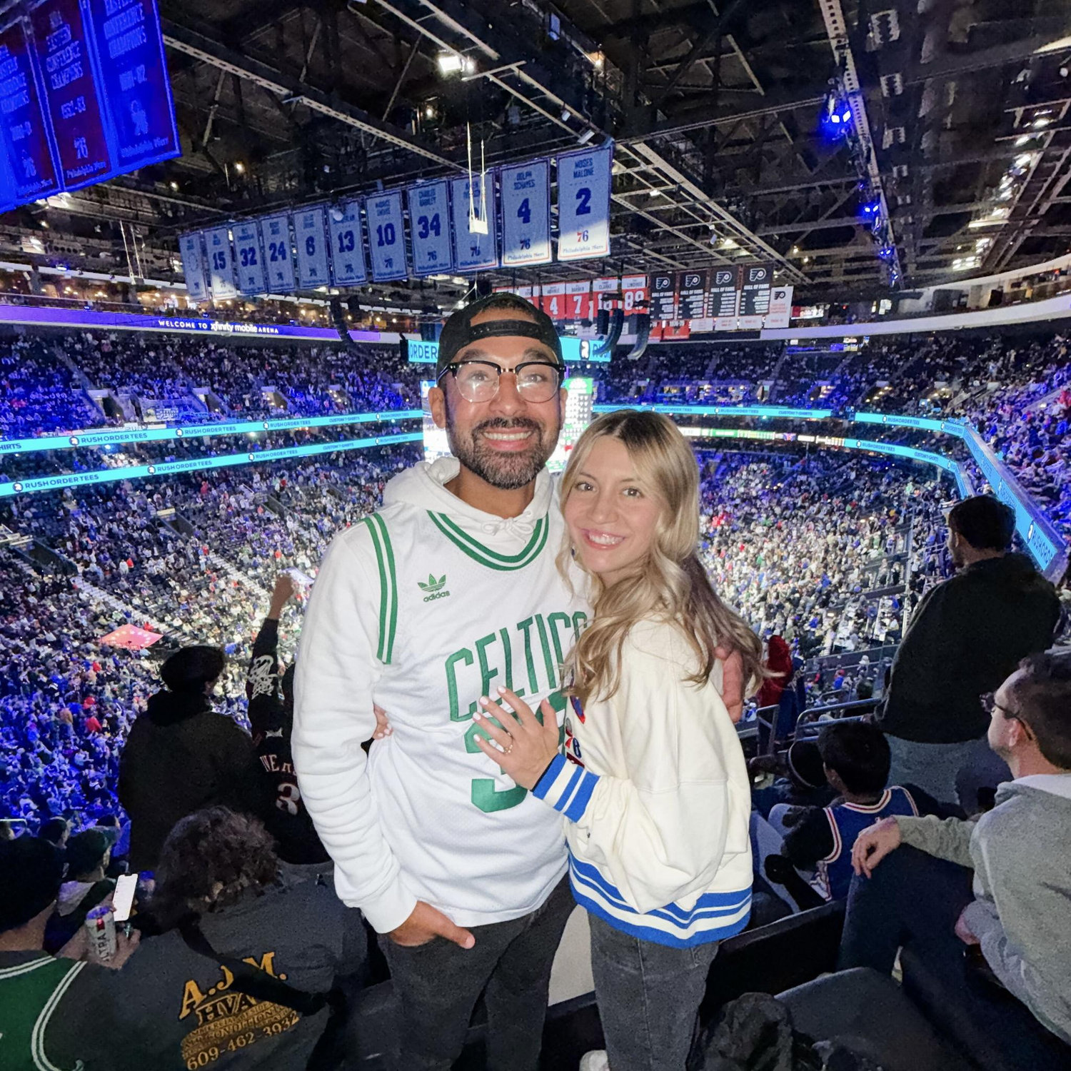 Celtics vs 76ers Game in Philly!