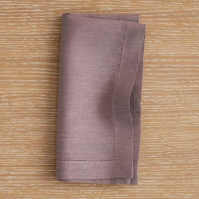 Belgian Linen Napkins, Set of 12 - Fig