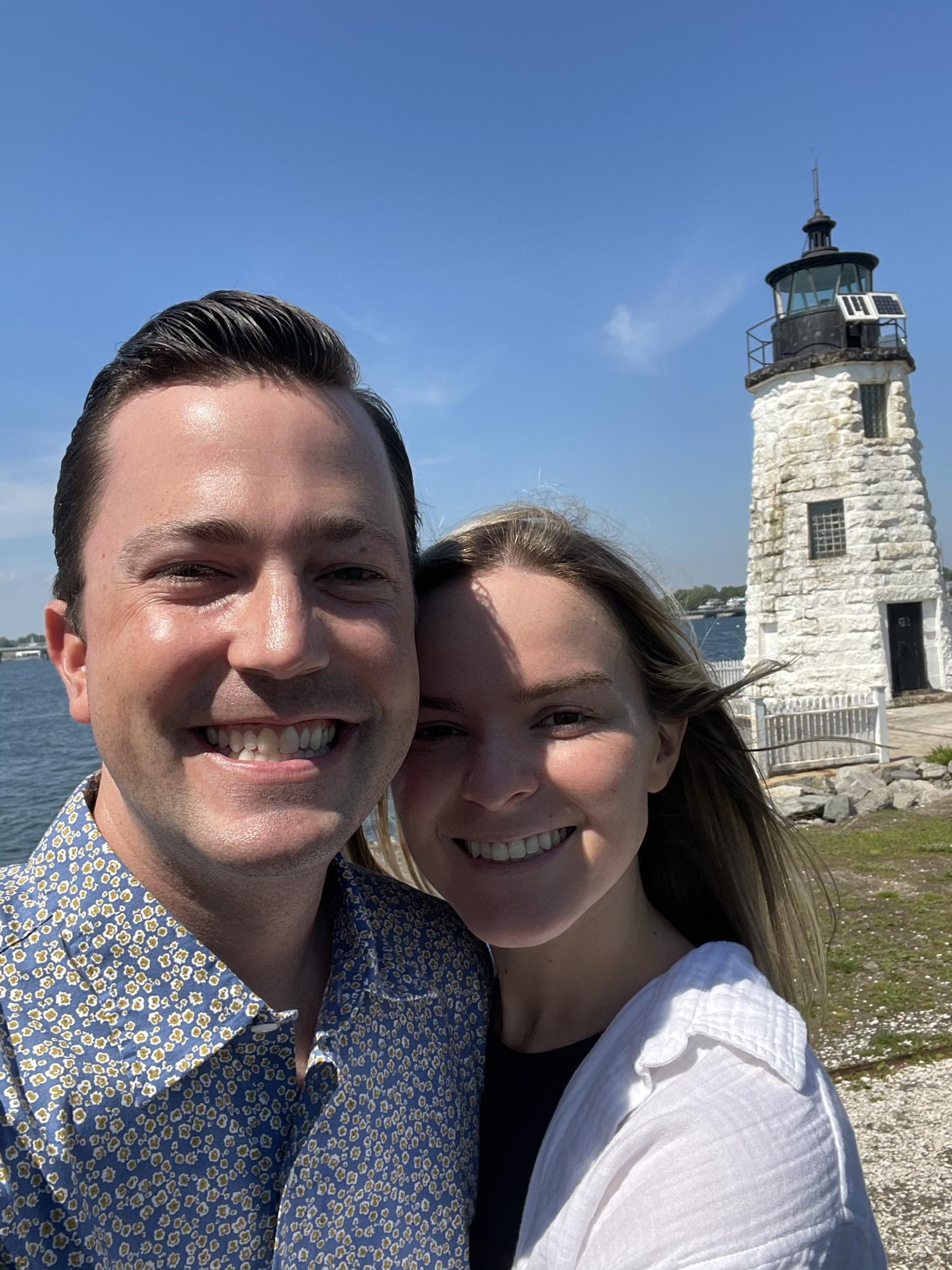 Newport RI 2021 in front of our favorite lighthouse!