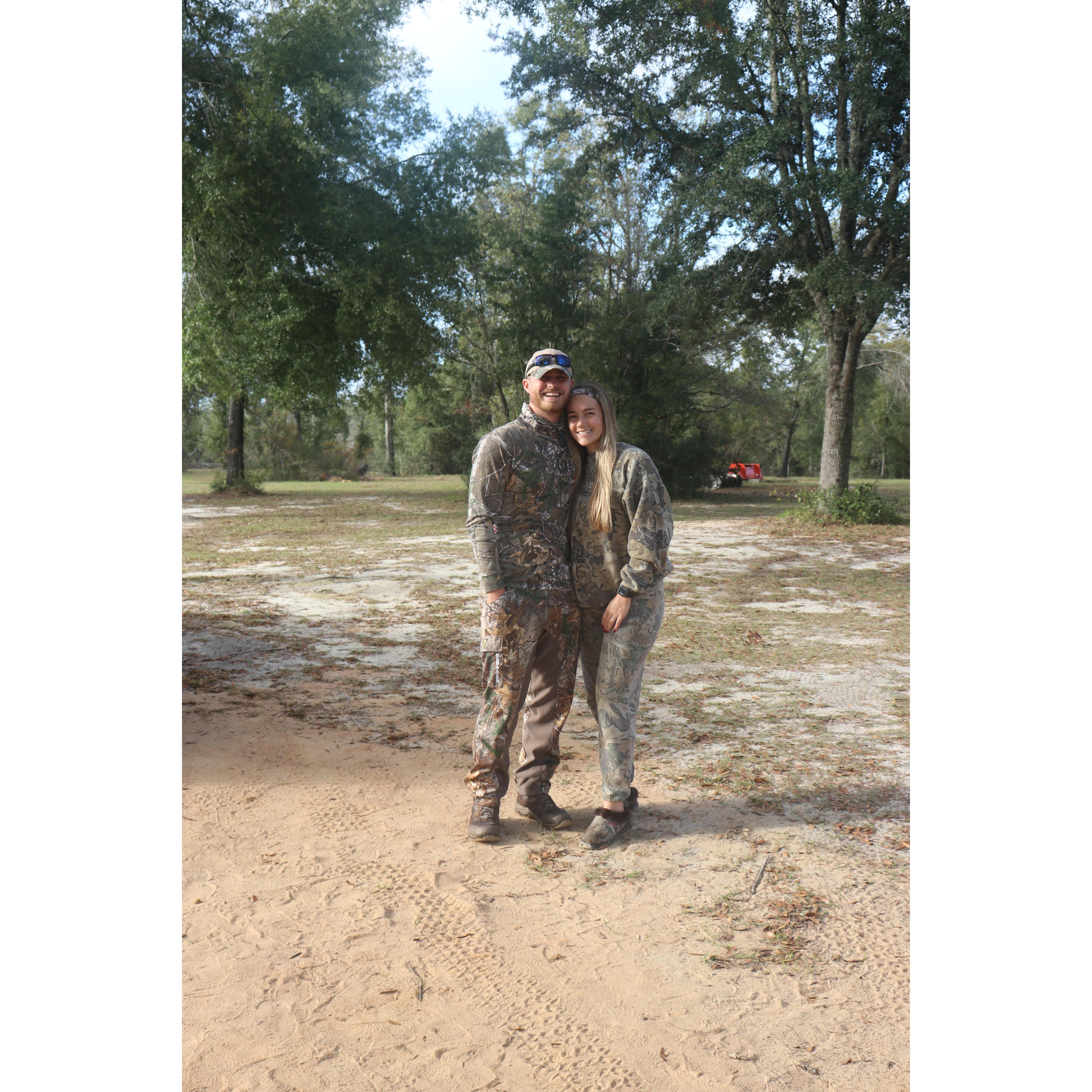 First Thanksgiving Hunt together