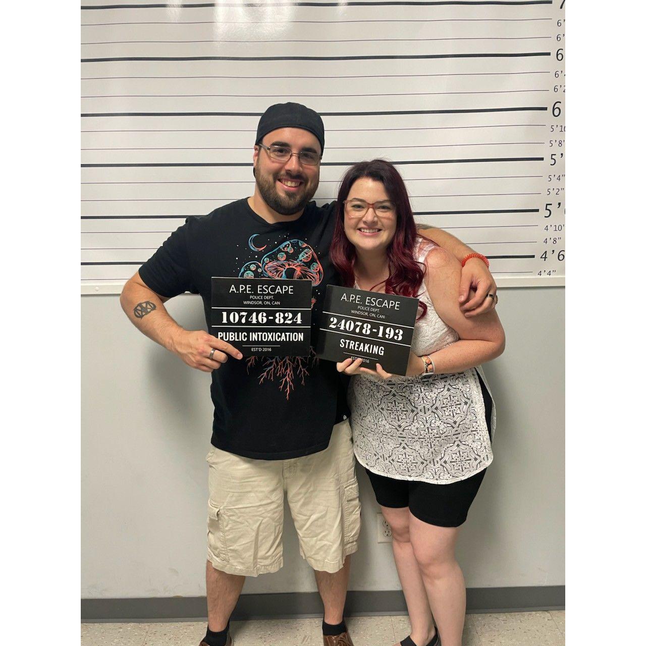 Escape room partners for life!