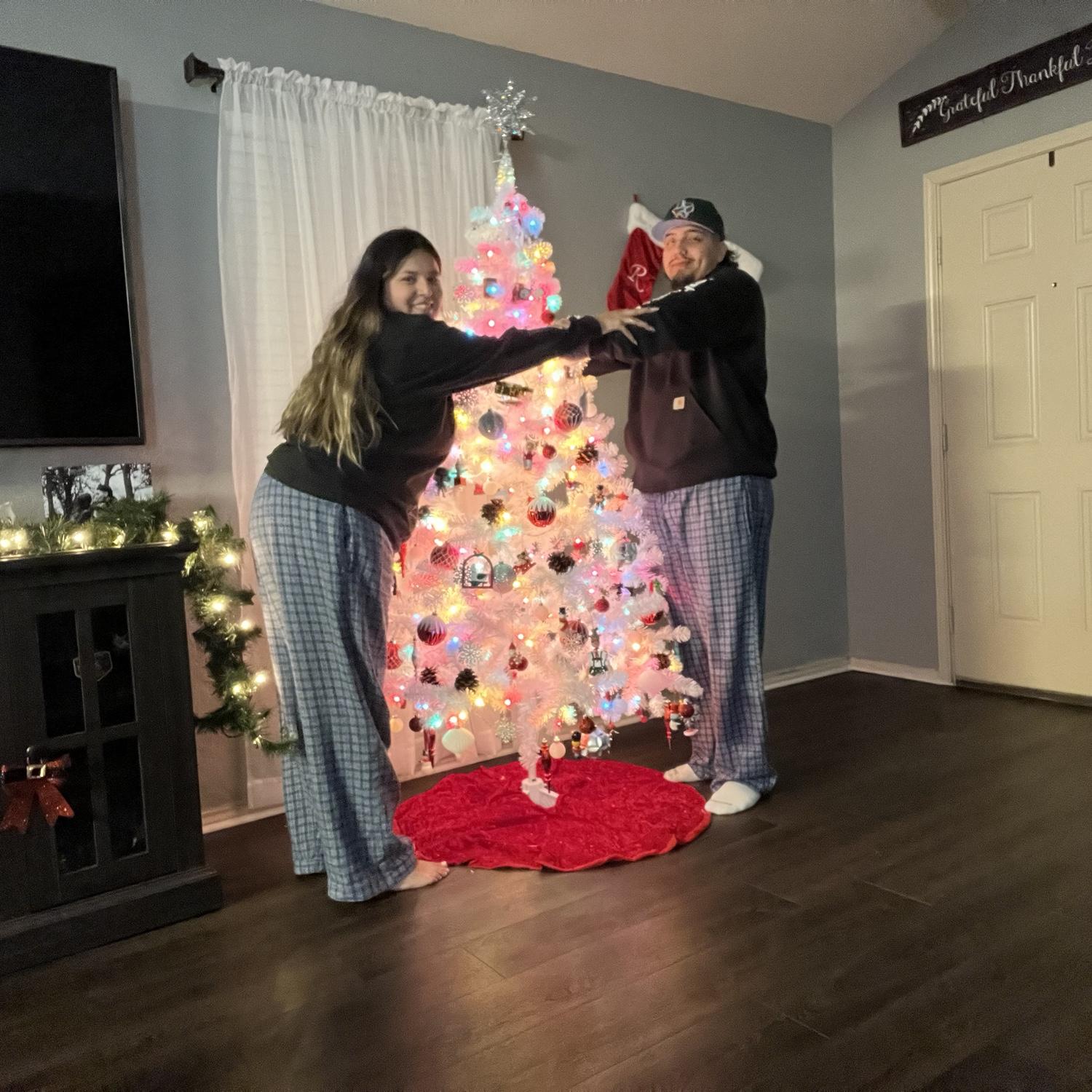 He listens when I make him take crazy Christmas photos 🥰