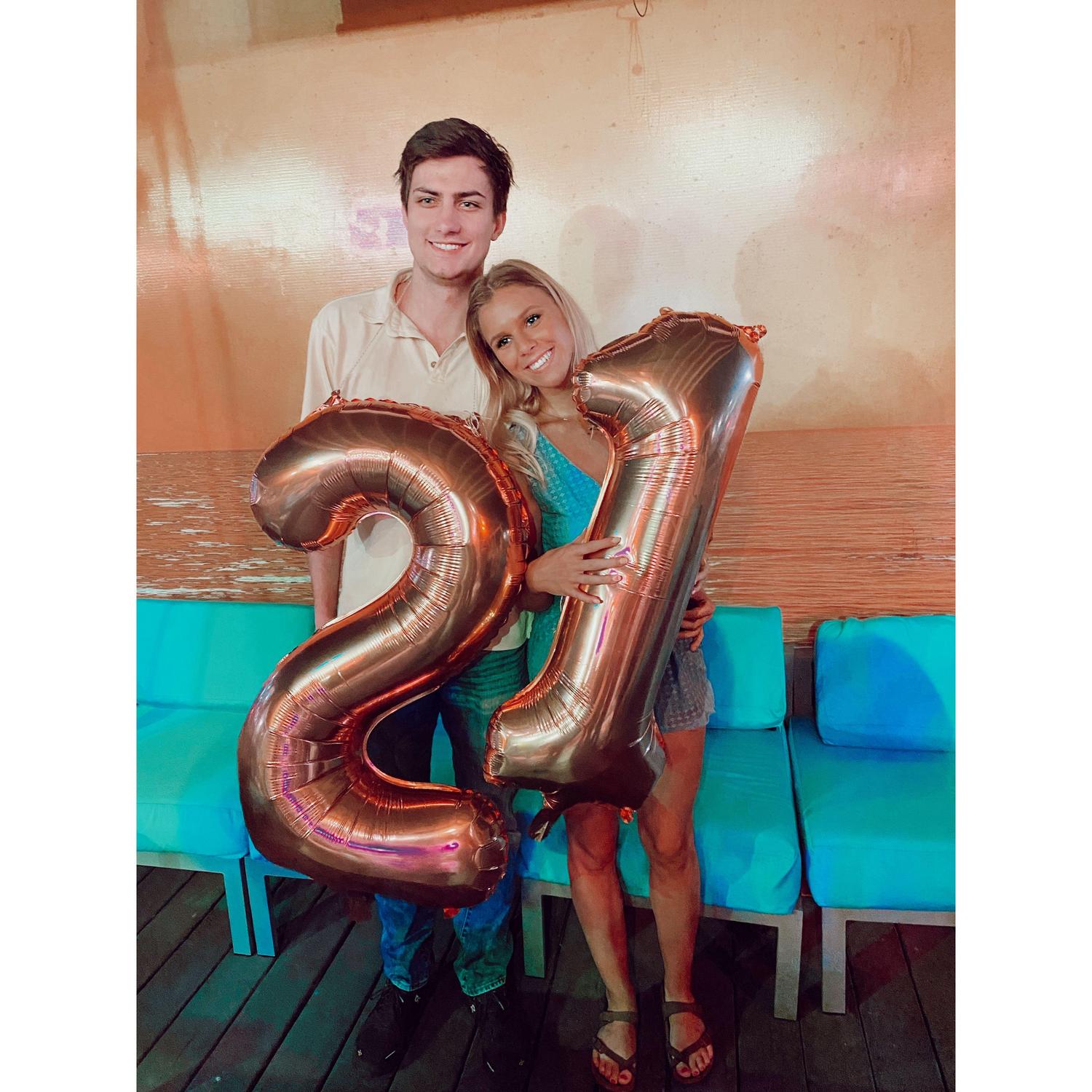 Anna's 21st birthday dinner