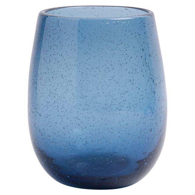 Bee & Willow™ Home Milbrook Bubble Stemless Wine Glass in Blue
