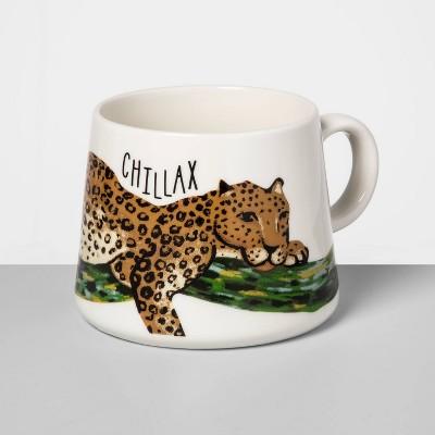 16oz Porcelain Chillax Mug White - Opalhouse™