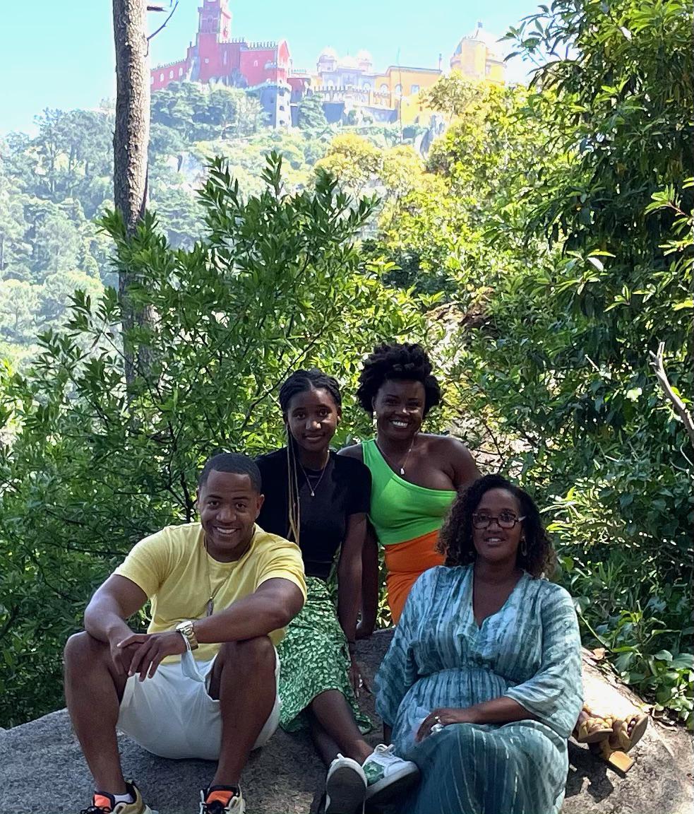 First family visit from the US. Our matron of honor Nicole and cousin Noel. We took a road trip to Lisbon Portugal