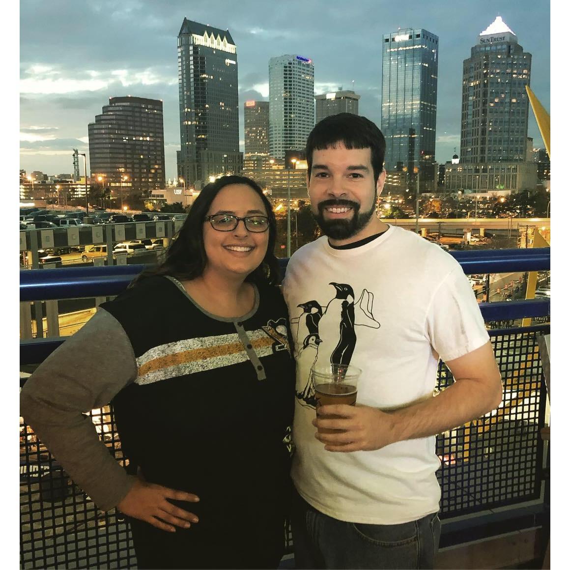 First Penguins game! 2019 at the Amalie Arena in Tampa.