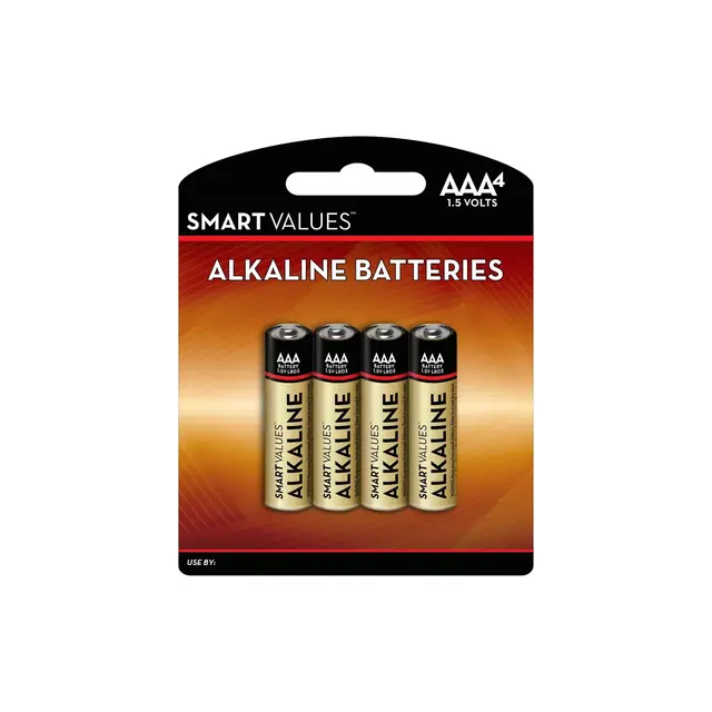 Smart Values™ 4-Pack AAA Alkaline Batteries