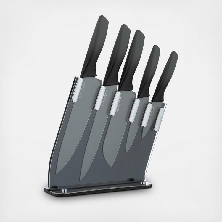 4-Piece Knife Set with Chopping Board, Viners