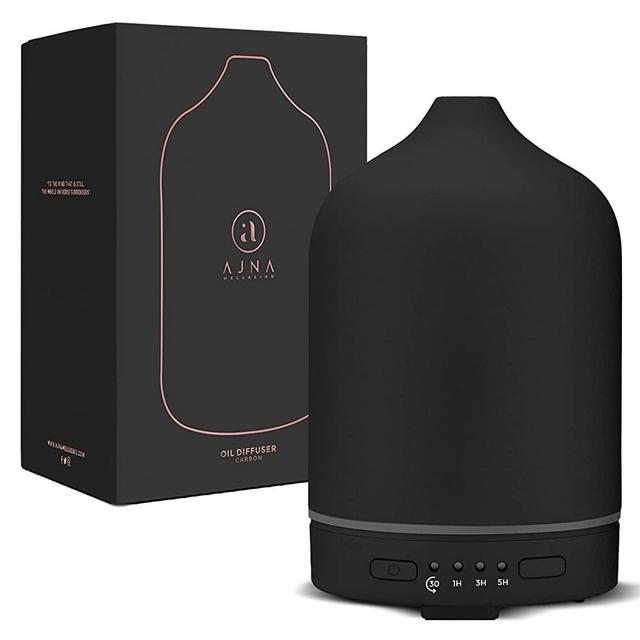 Ajna Ceramic Essential Oil Diffuser - Elegant Aromatherapy Diffuser Ceramic Carbon for Home and Office - 3 in One Diffuse, Humidify and Ionize - Easy to Use 250ml
