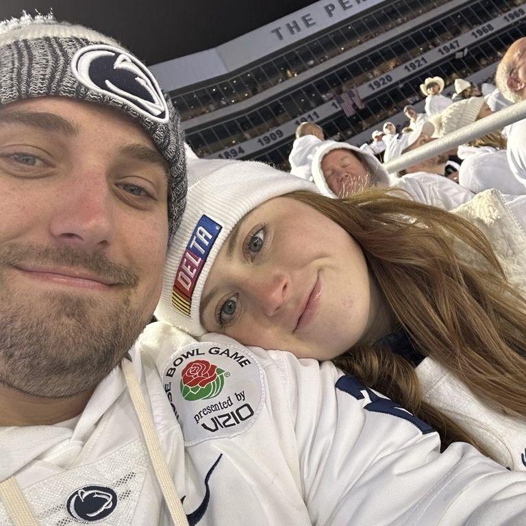 Abby's first Penn State game