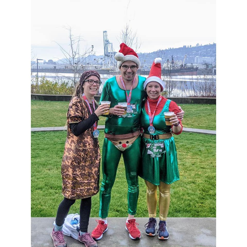 A festive 5k, Portland, 2019