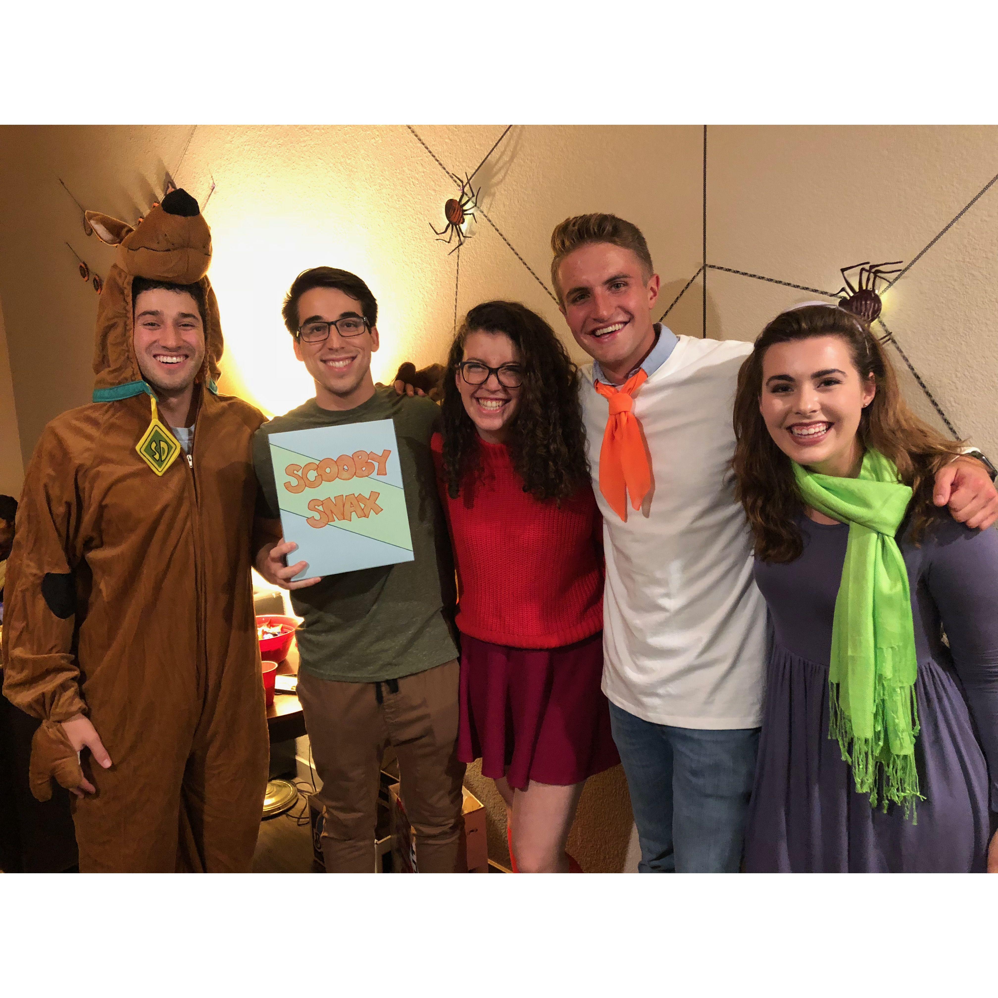 We started couples costumes early as Fred & Daphne before dating