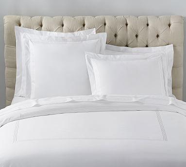 Grand Organic Duvet Cover - White