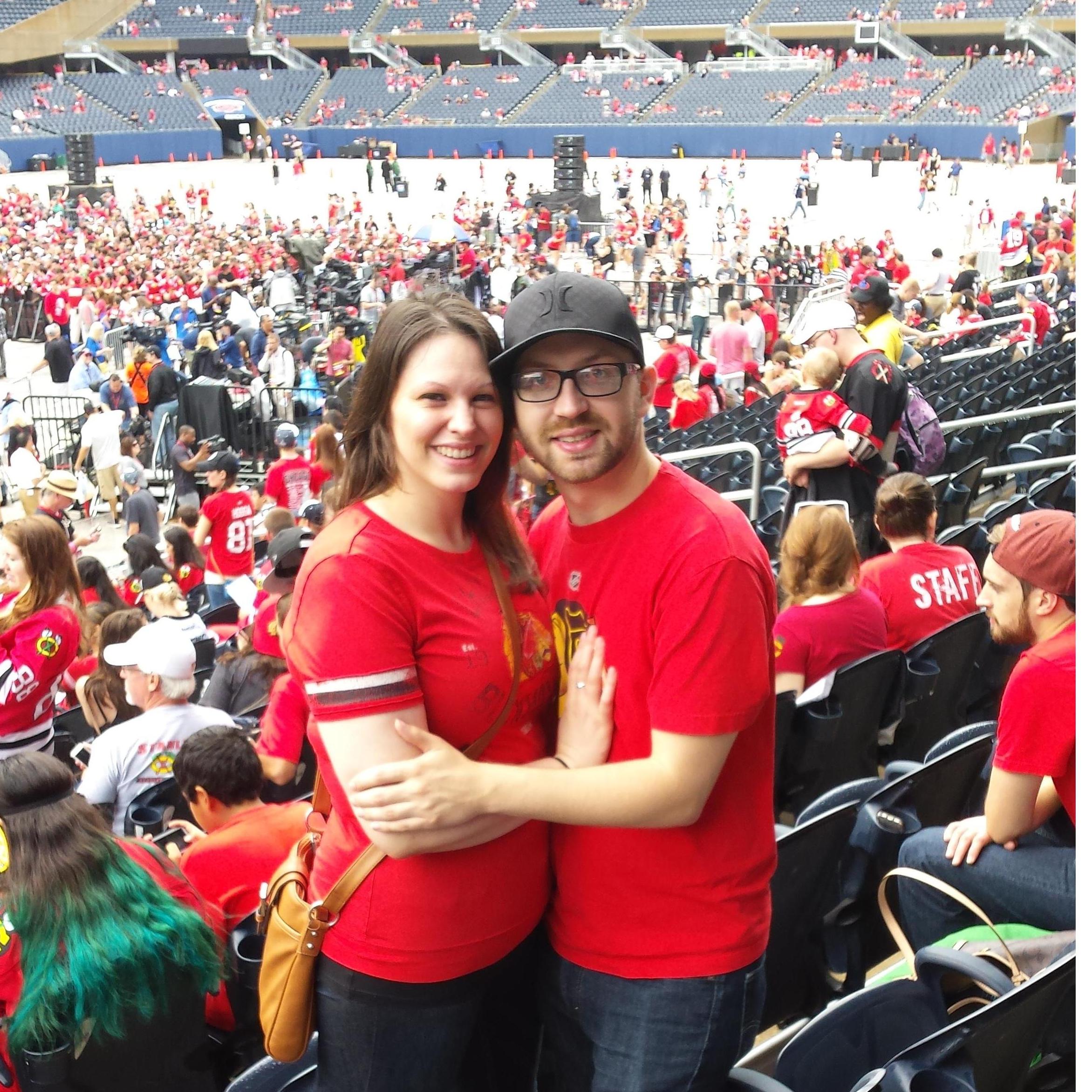 Blackhawks Stanley Cup celebration at Soldier Field - 6/18/2015