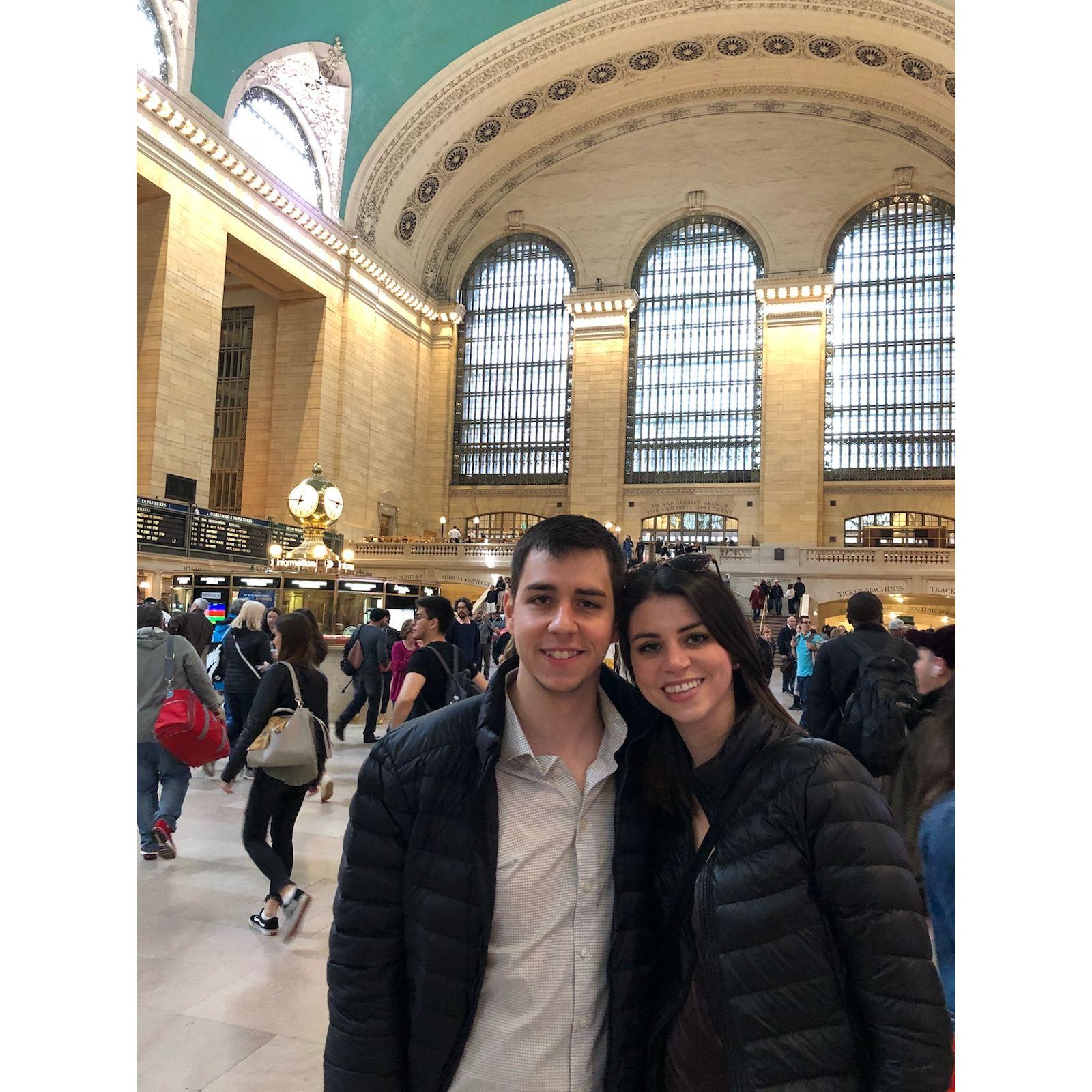 Kurt's first trip to New York with Melanie