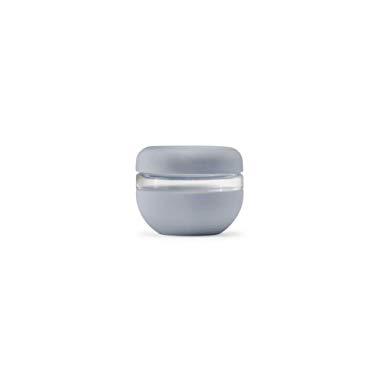 W&P Seal Tight Porter Lunch Bowl Container, Silicon with Glass, Leak & Spill Proof, Soup & Stew Food Storage, Meal Prep, Airtight, Microwave and Dishwasher Safe, BPA-Free, 16 oz, Slate