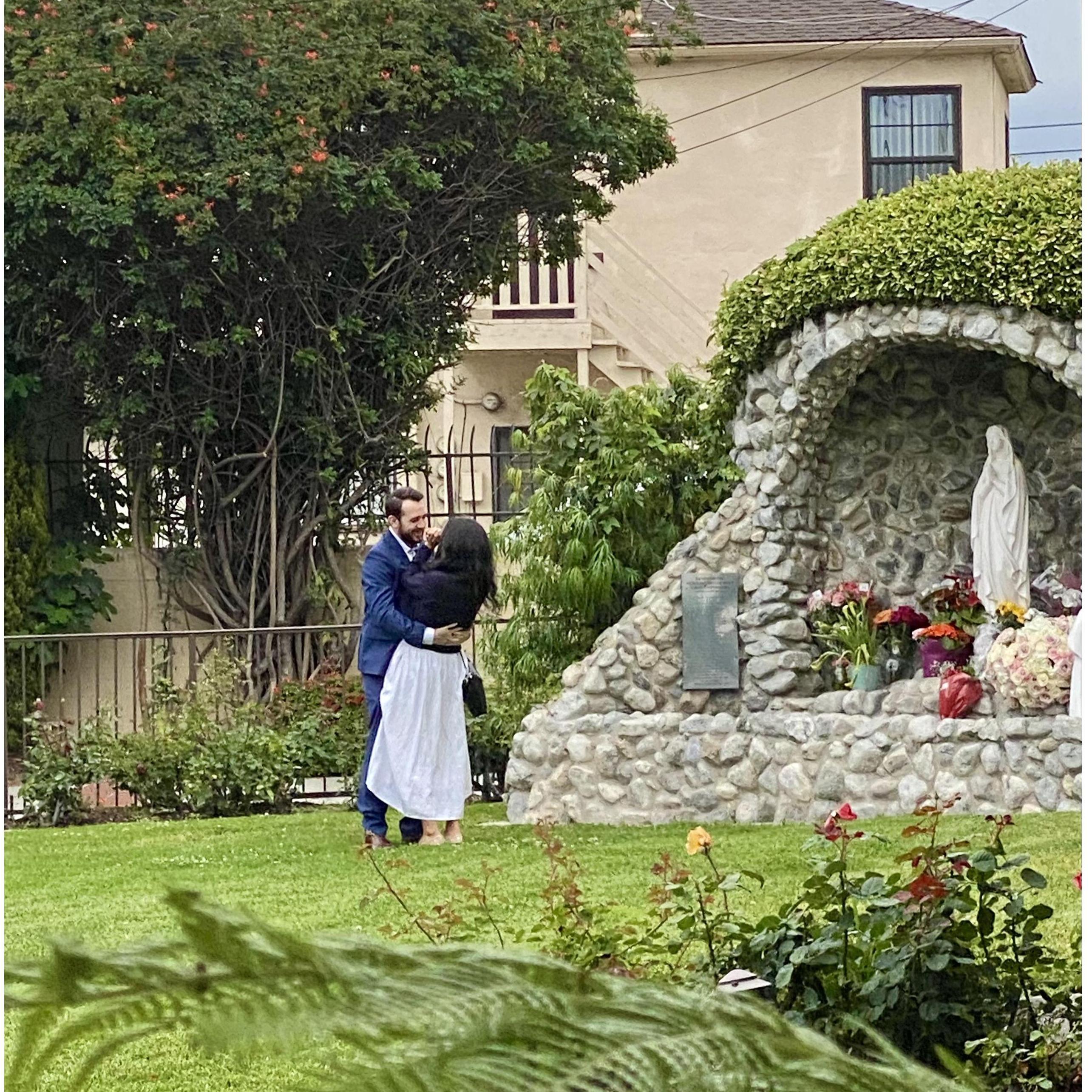 When he proposed!