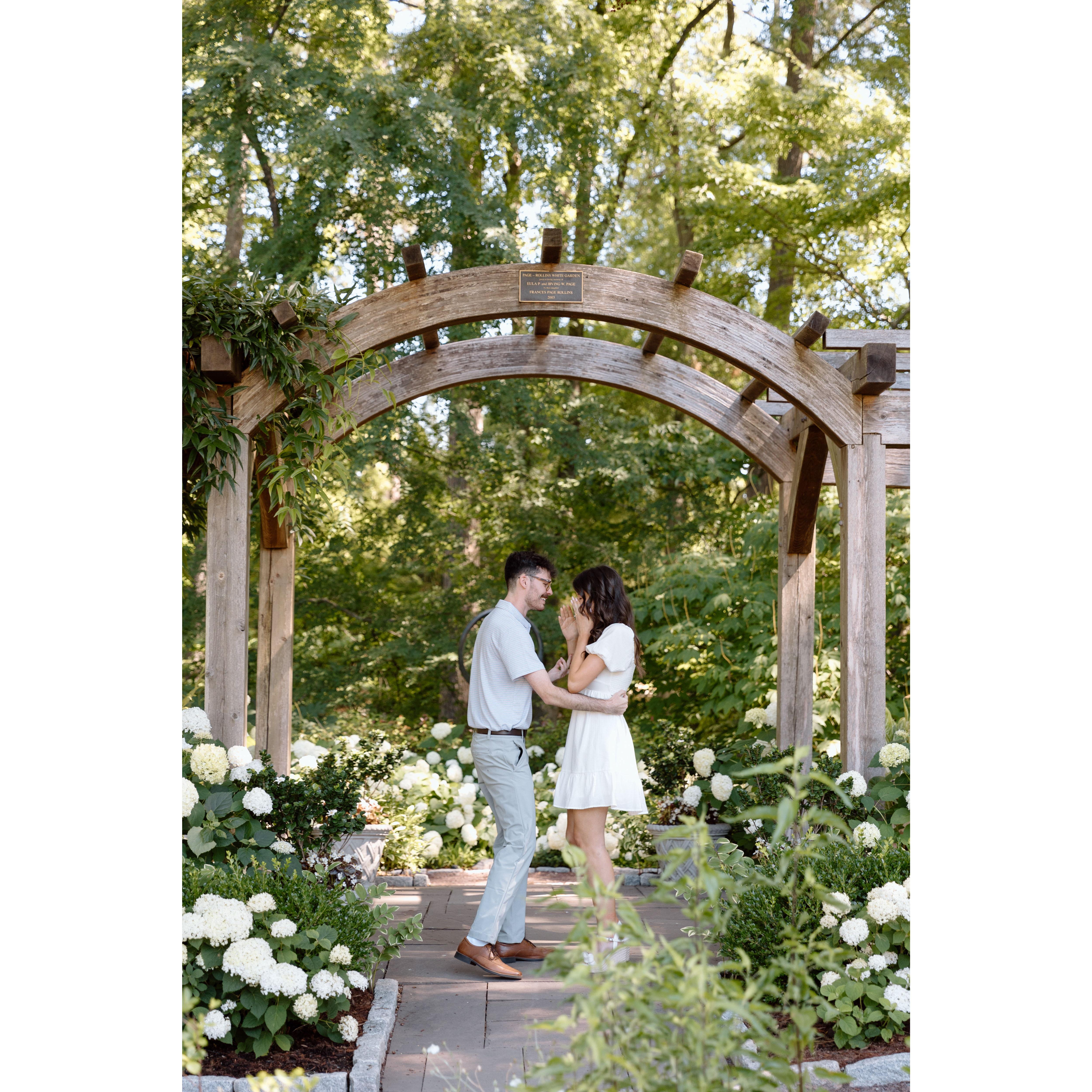 SHE SAID YES!