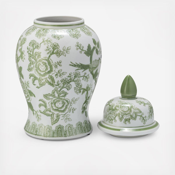 Sagebrook Home Chinoiserie Temple Jar - Thumbnail 2