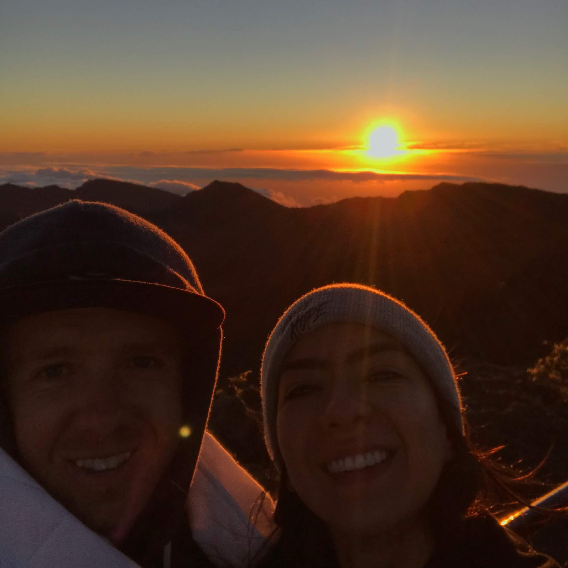 Sunrise over Mt. Haleakala in Maui